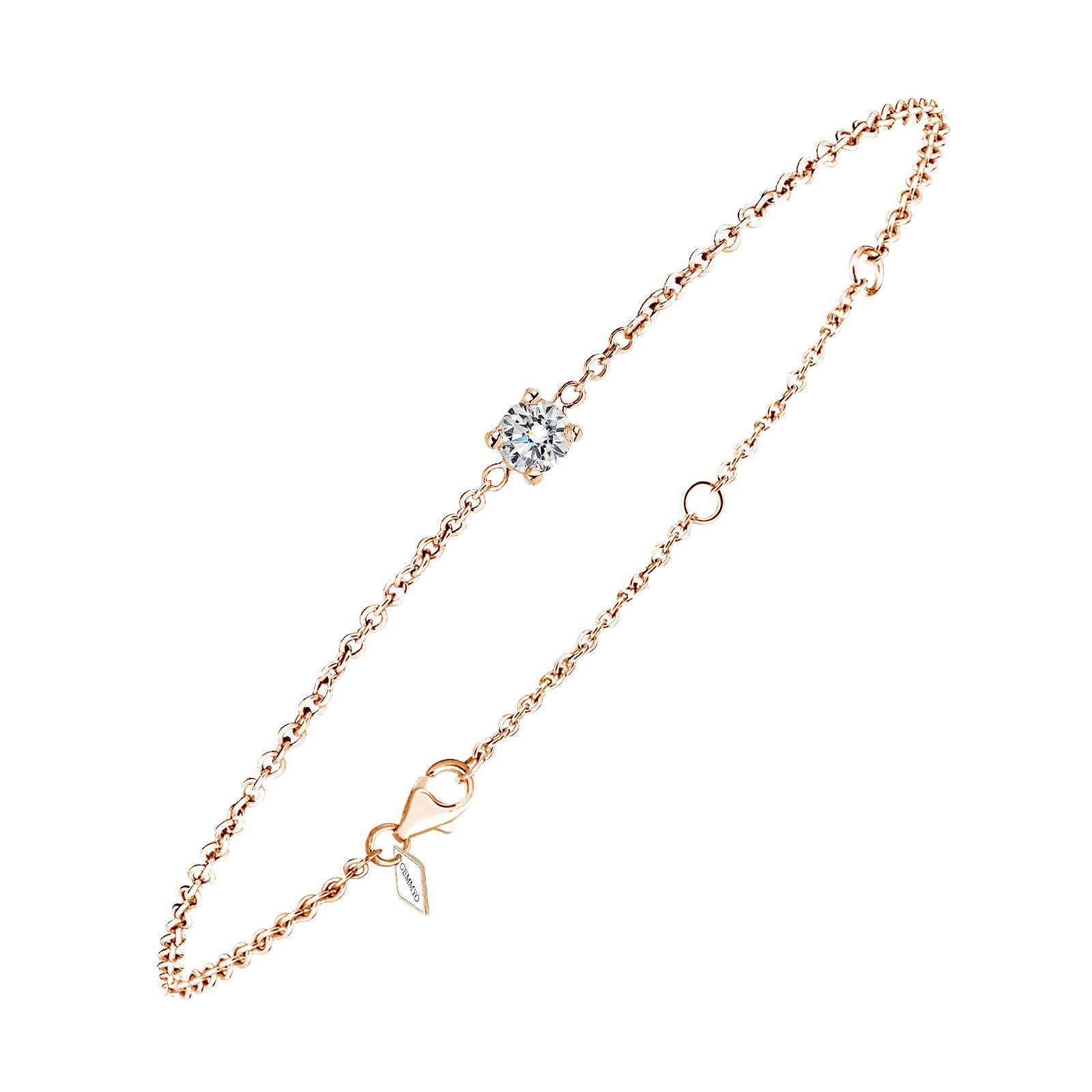 Bracelet Rose gold Diamond Lady 1