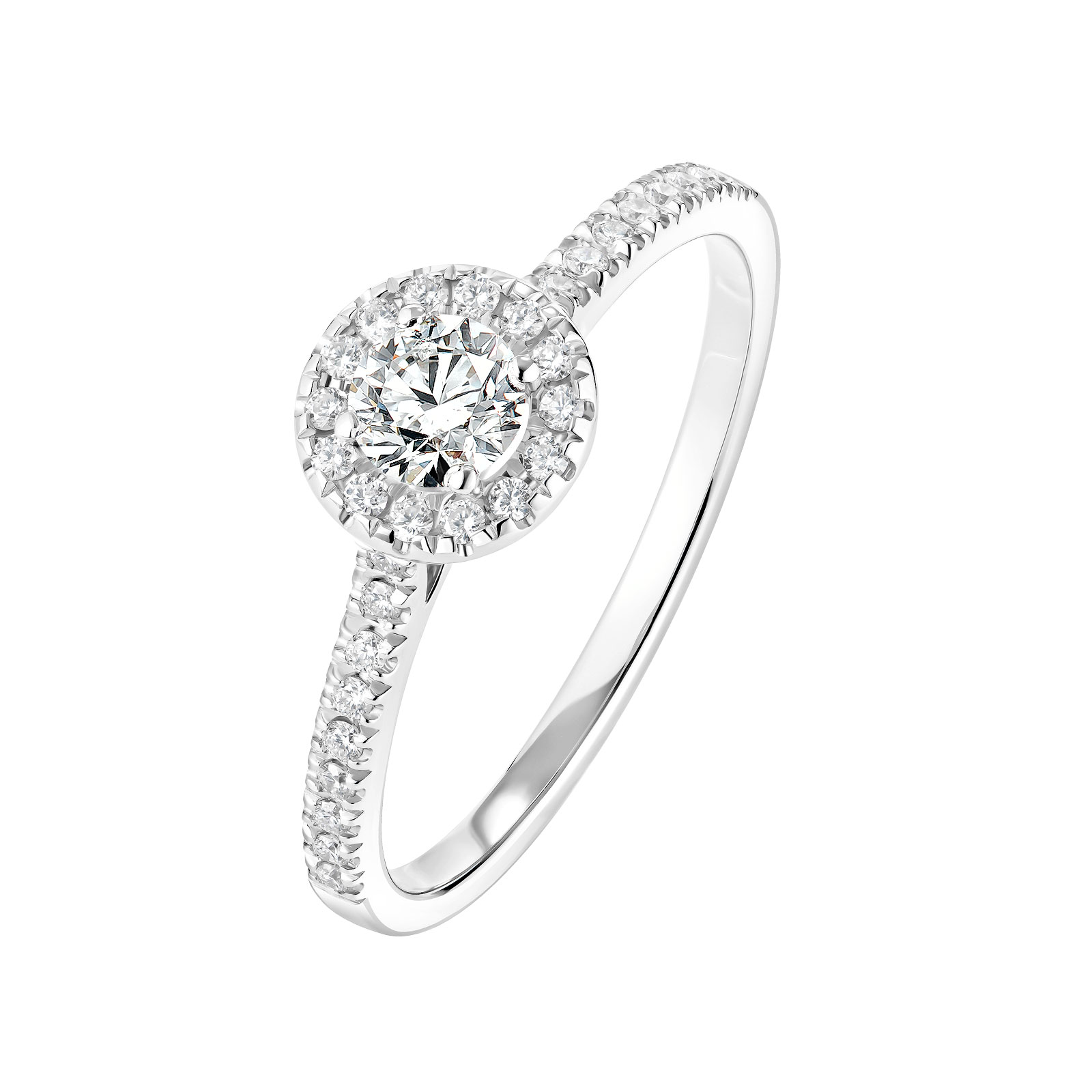 Ring White gold Diamond Rétromantique S Pavée 1