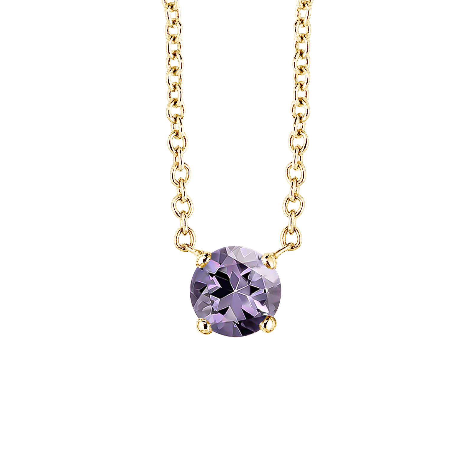 Pendant Yellow gold Lavender Spinel Lady XL 1