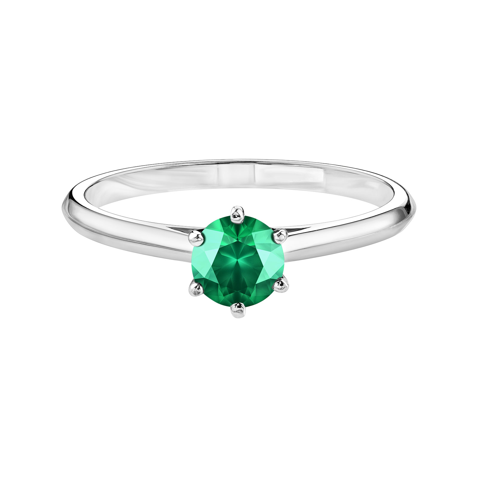 Ring White gold Emerald Little Lady 1