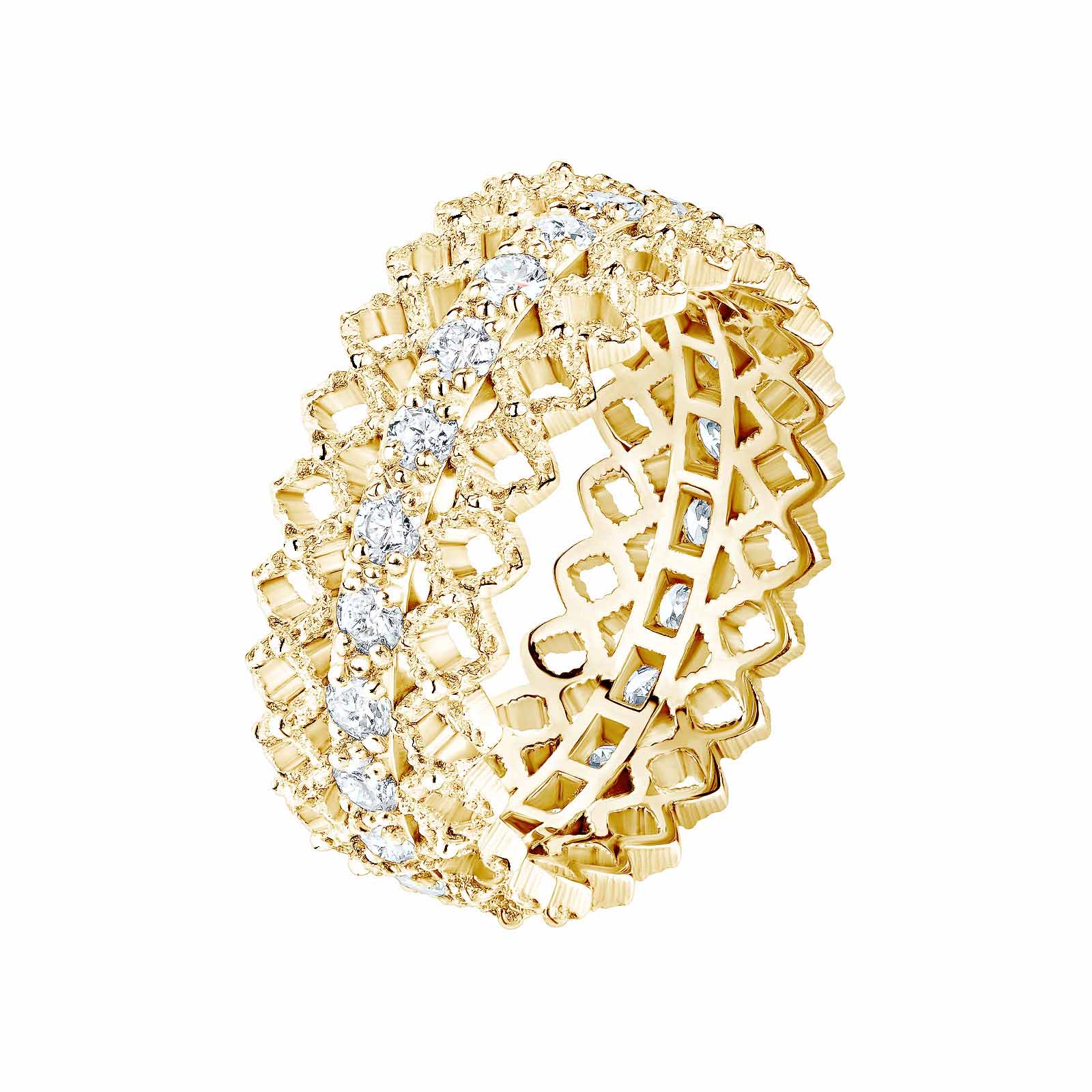 Ring Gelbgold Diamant RétroMilano Vintage 1