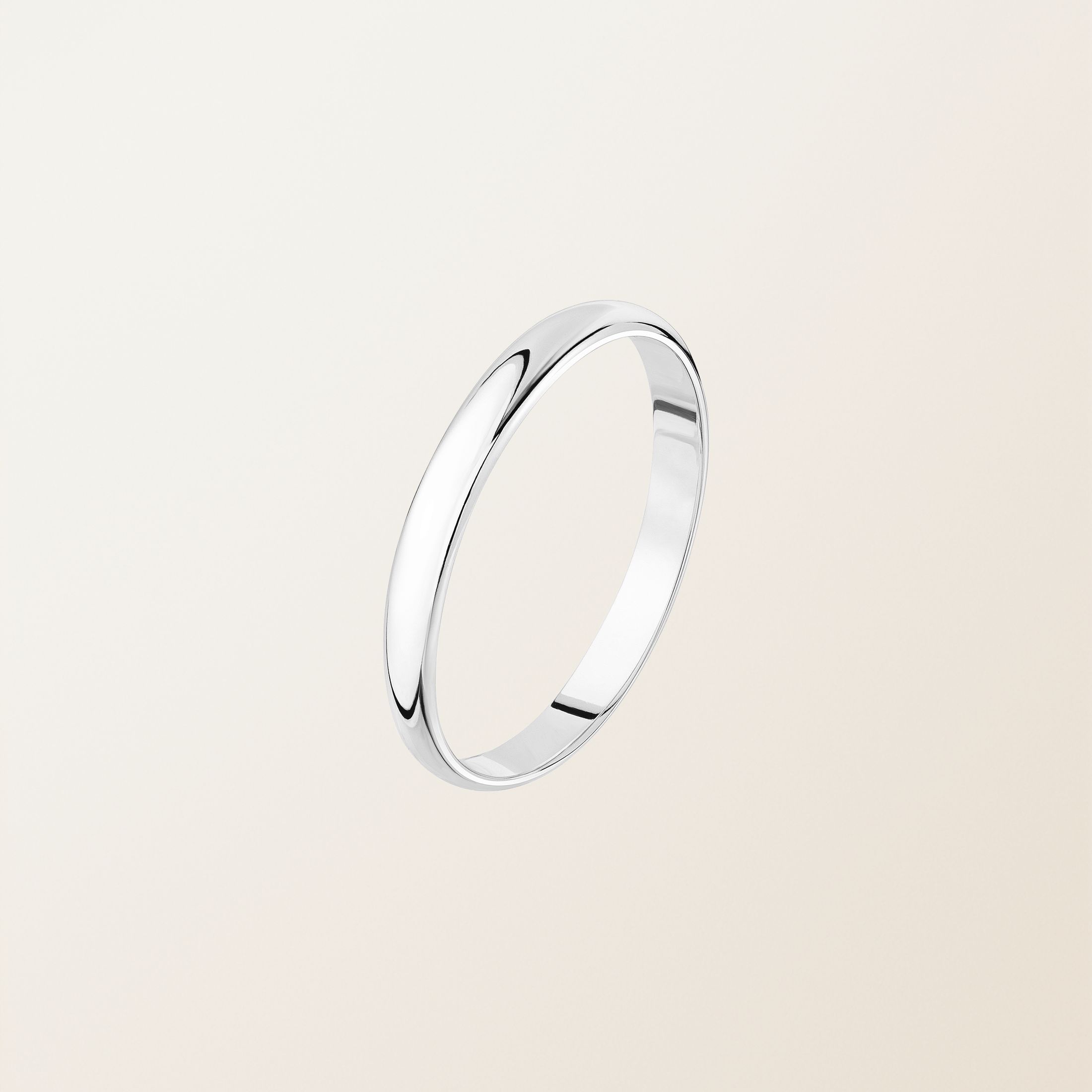Alliance Or blanc Gaillon 2,5 mm