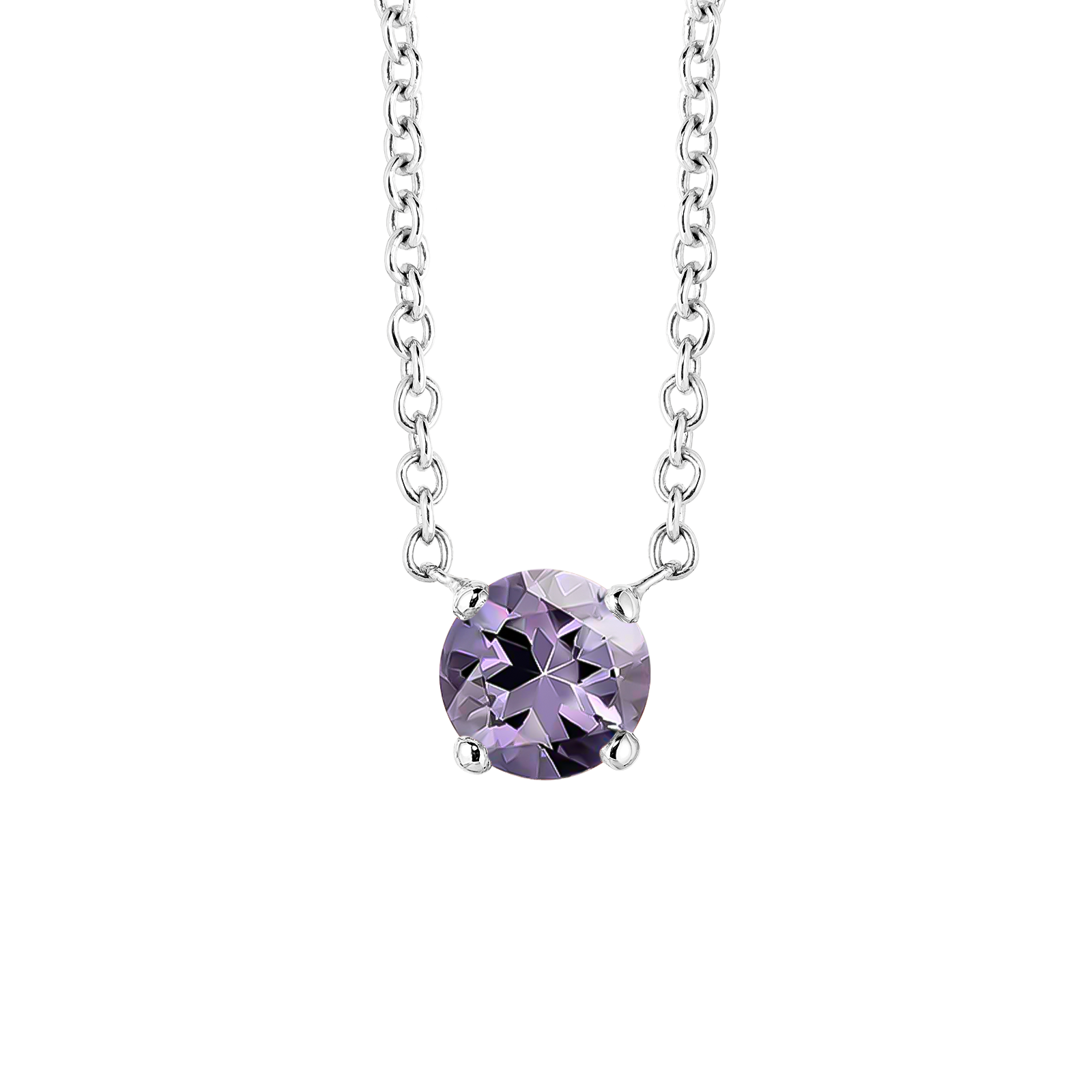 Pendant White gold Lavender Spinel Lady XL 1