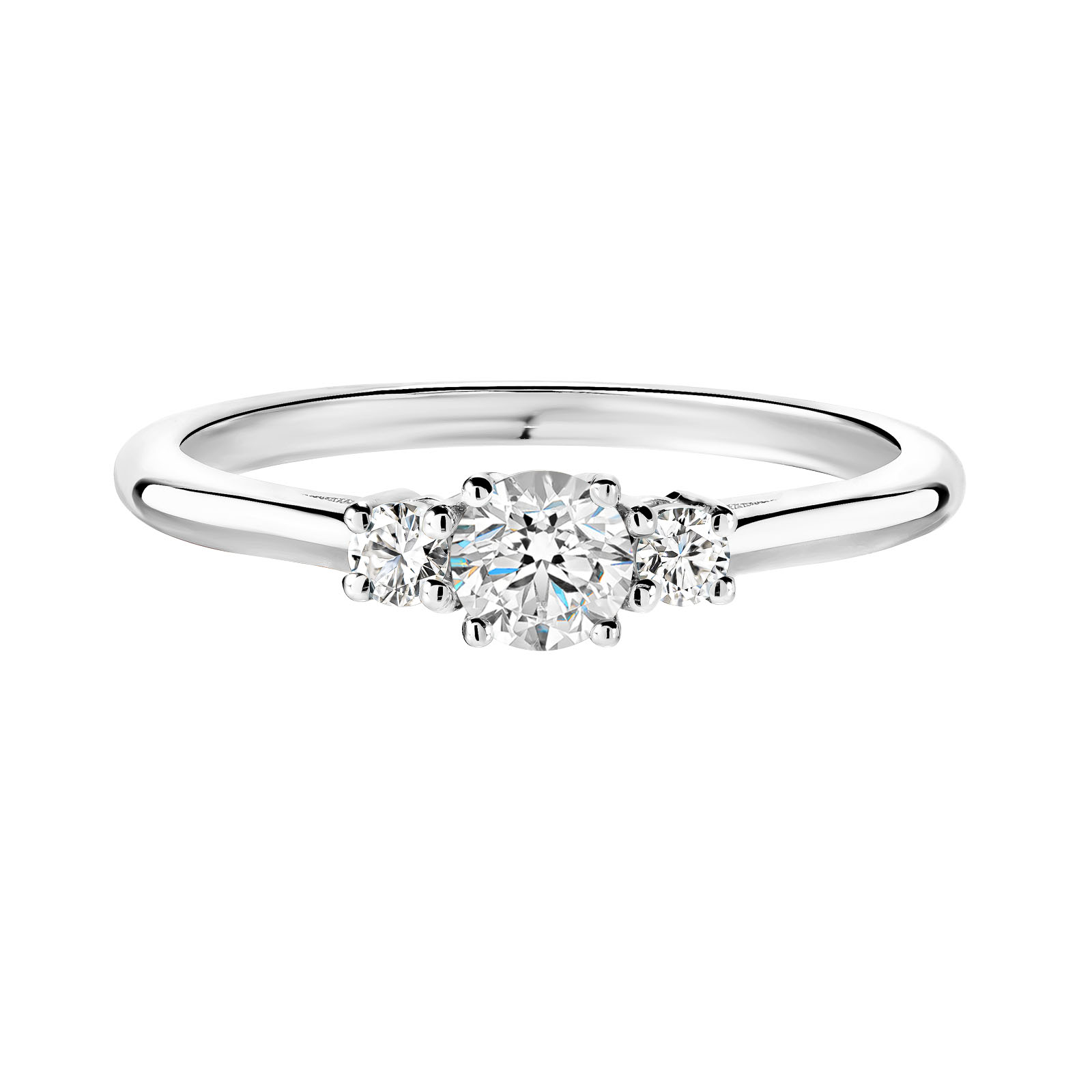 Bague Or blanc Diamant Baby Lady Duo 1