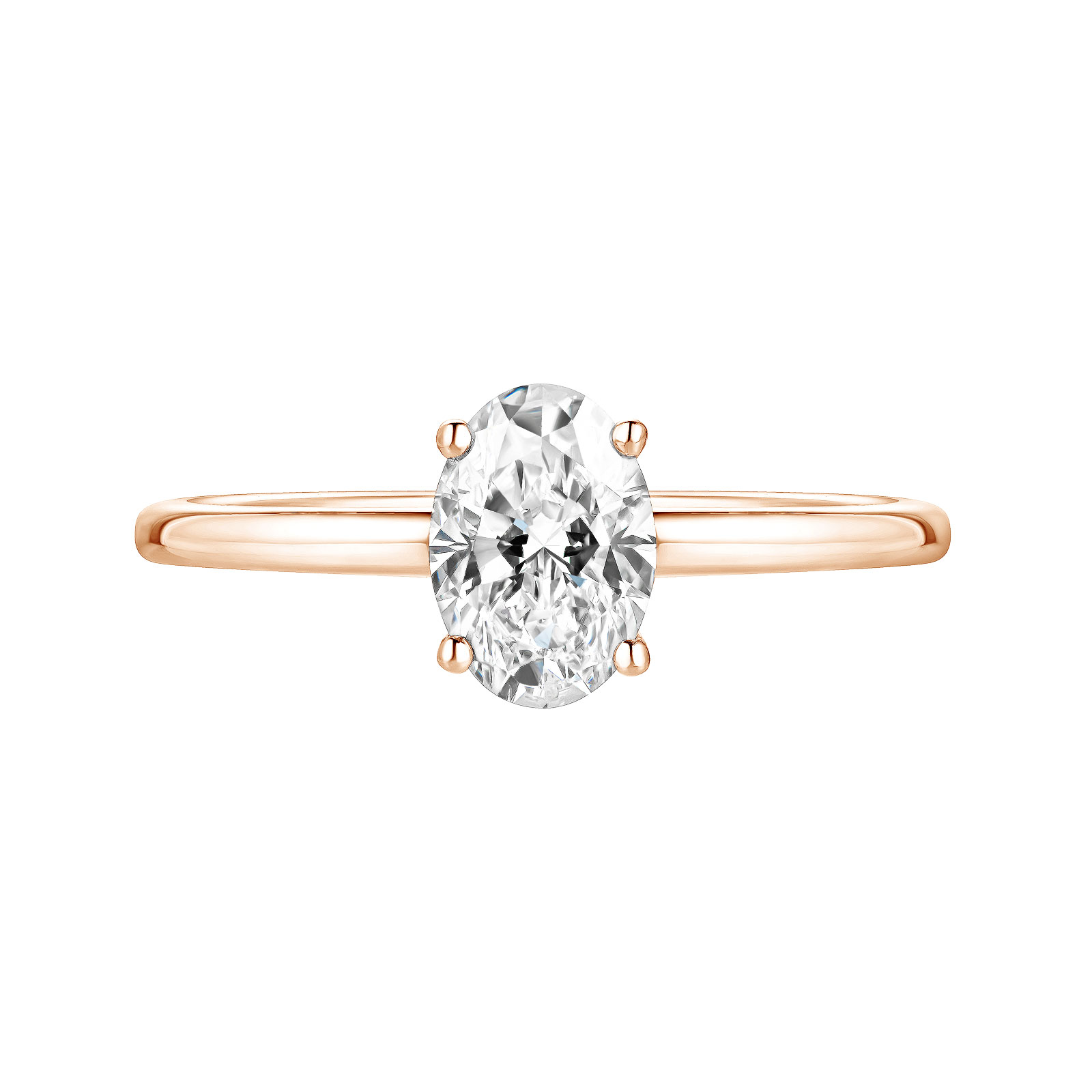 Ring Roségold Diamant Lady Ovale 1