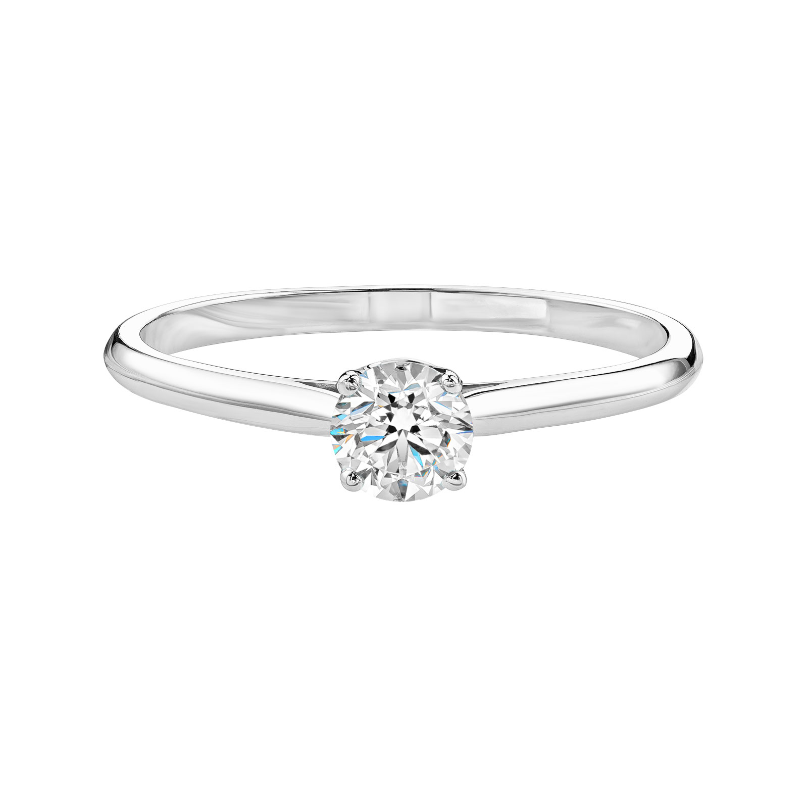 Bague Or blanc Diamant Baby Lady 0,3 ct 1