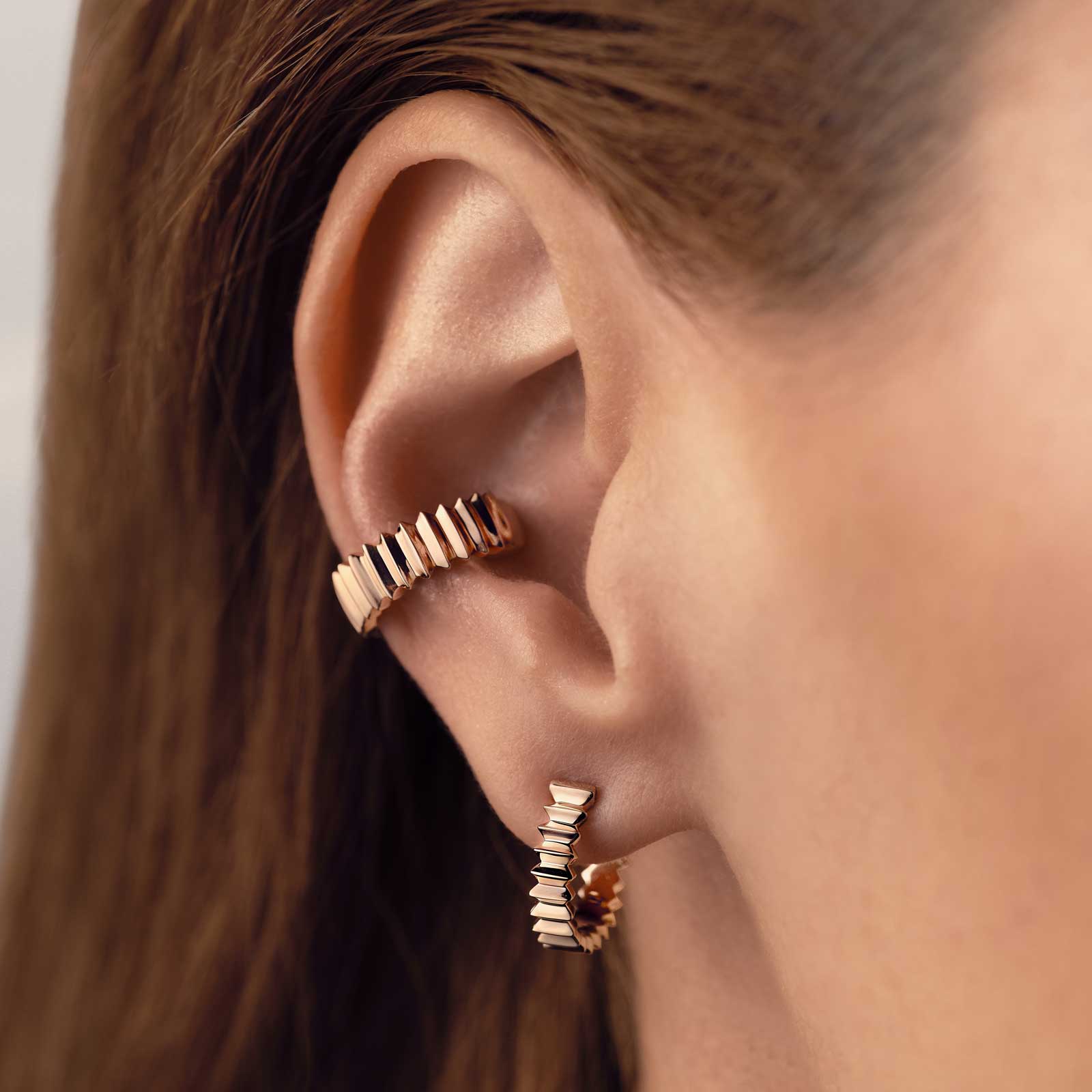 Earcuff Rose gold Entaille 3