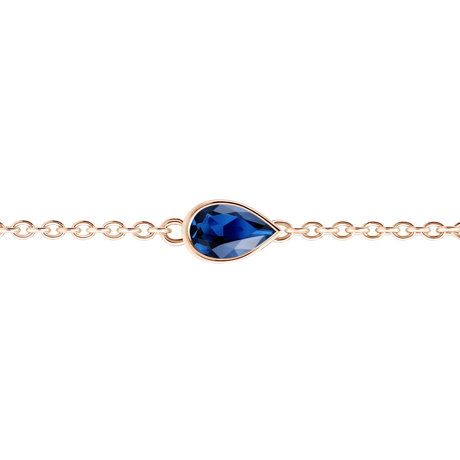 Gemmyorama Rose Gold Sapphire Bracelet Gemmyo