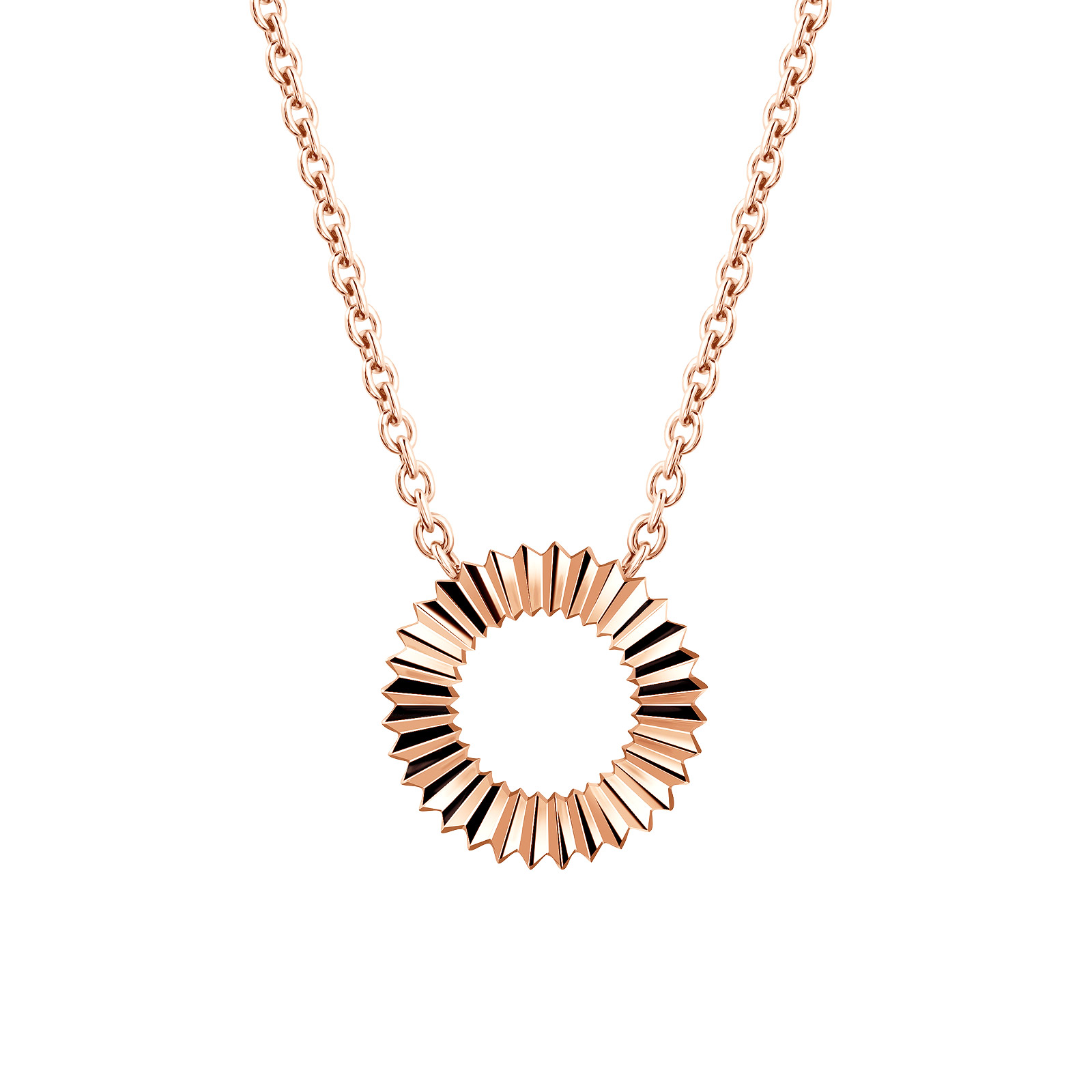 Pendant Rose gold Entaille Rayons 1