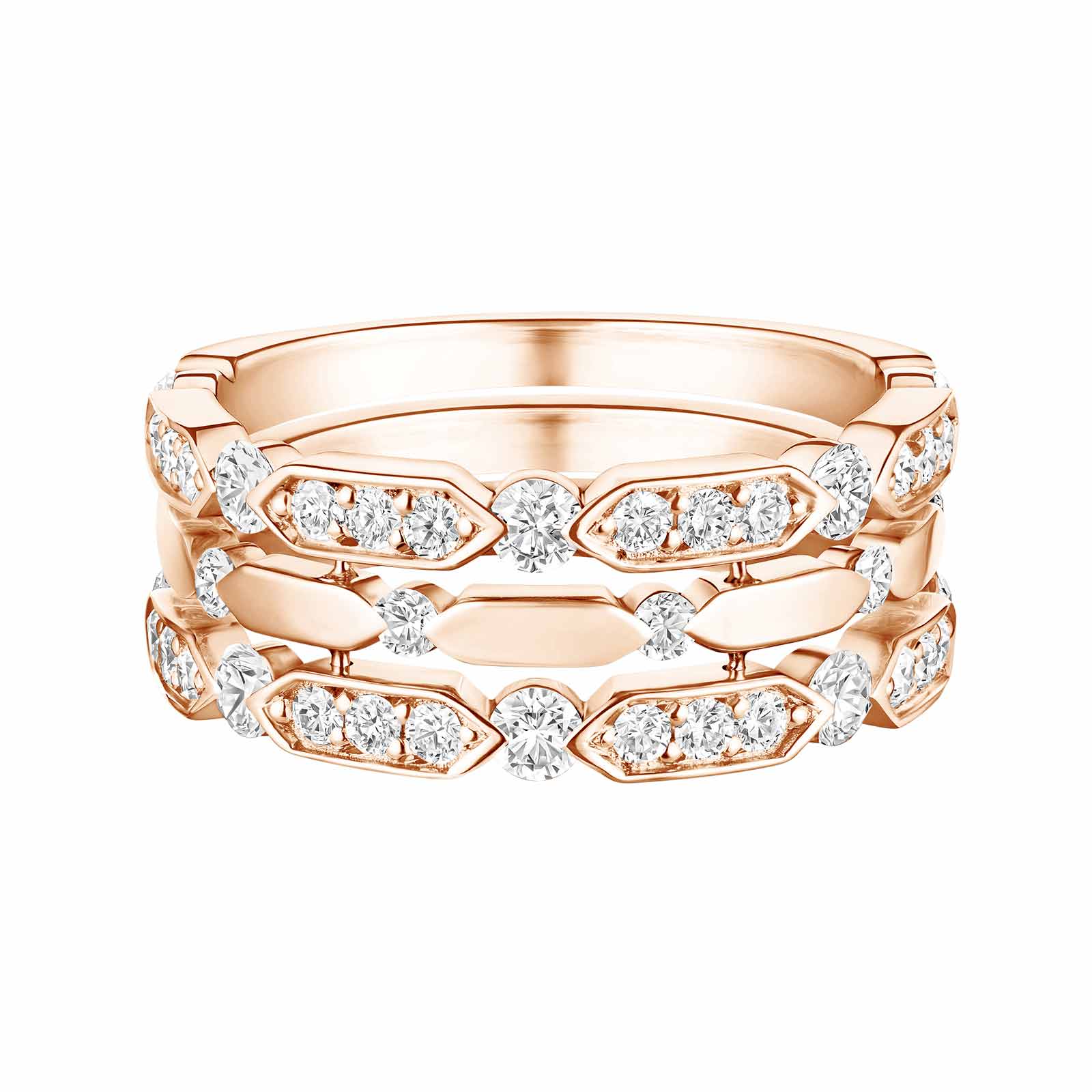 Ring Roségold Diamant MET Prima 1