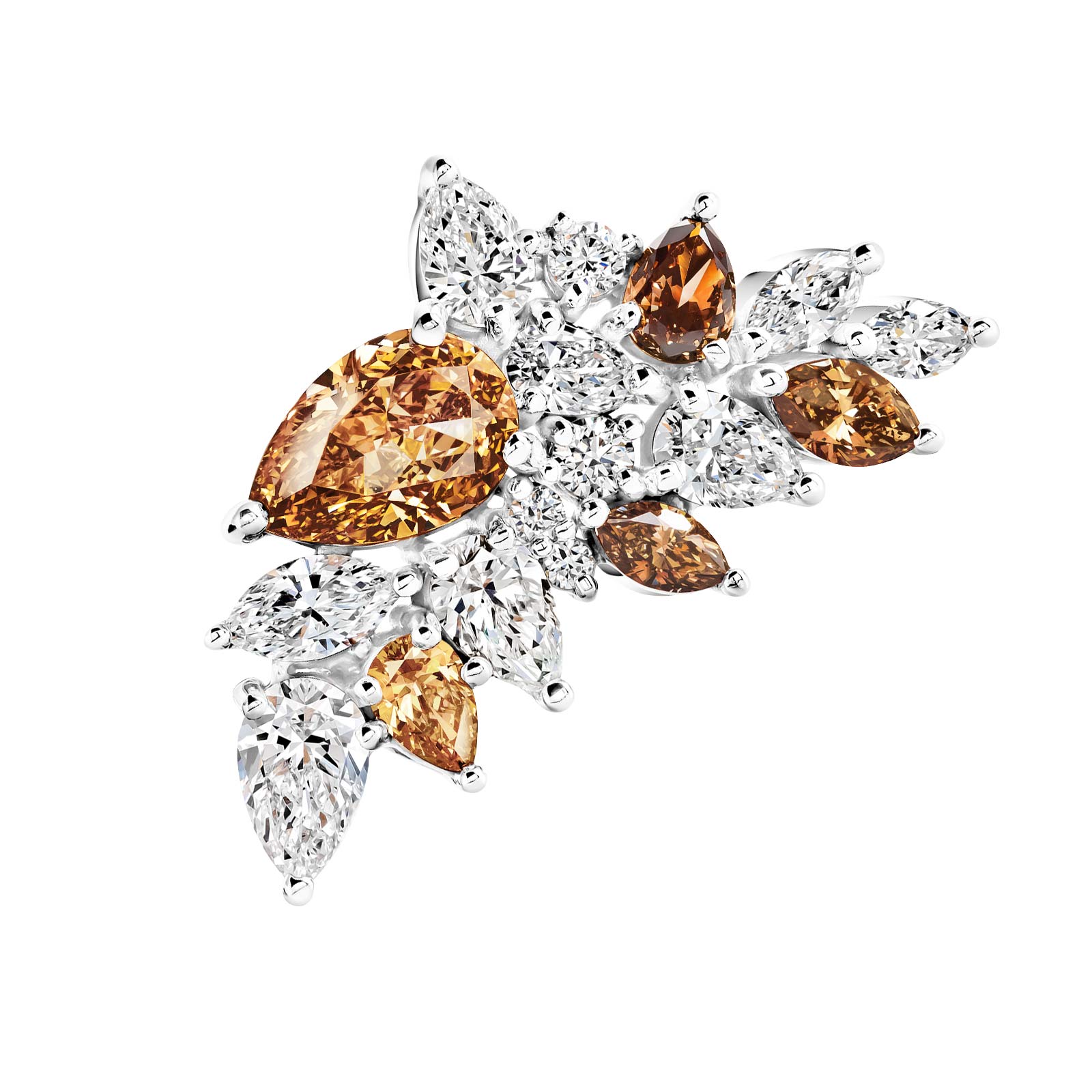 片耳ピアス ホワイトゴールド ダイヤモンド EverBloom Haute Joaillerie 1