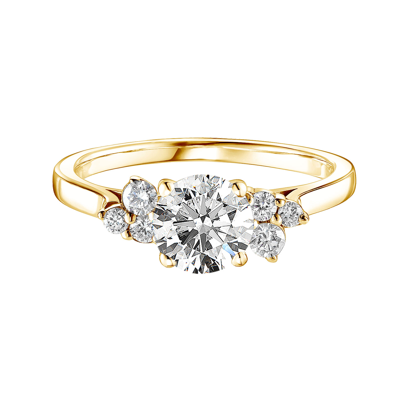 Ring Gelbgold Diamant Baby EverBloom 6 mm 1