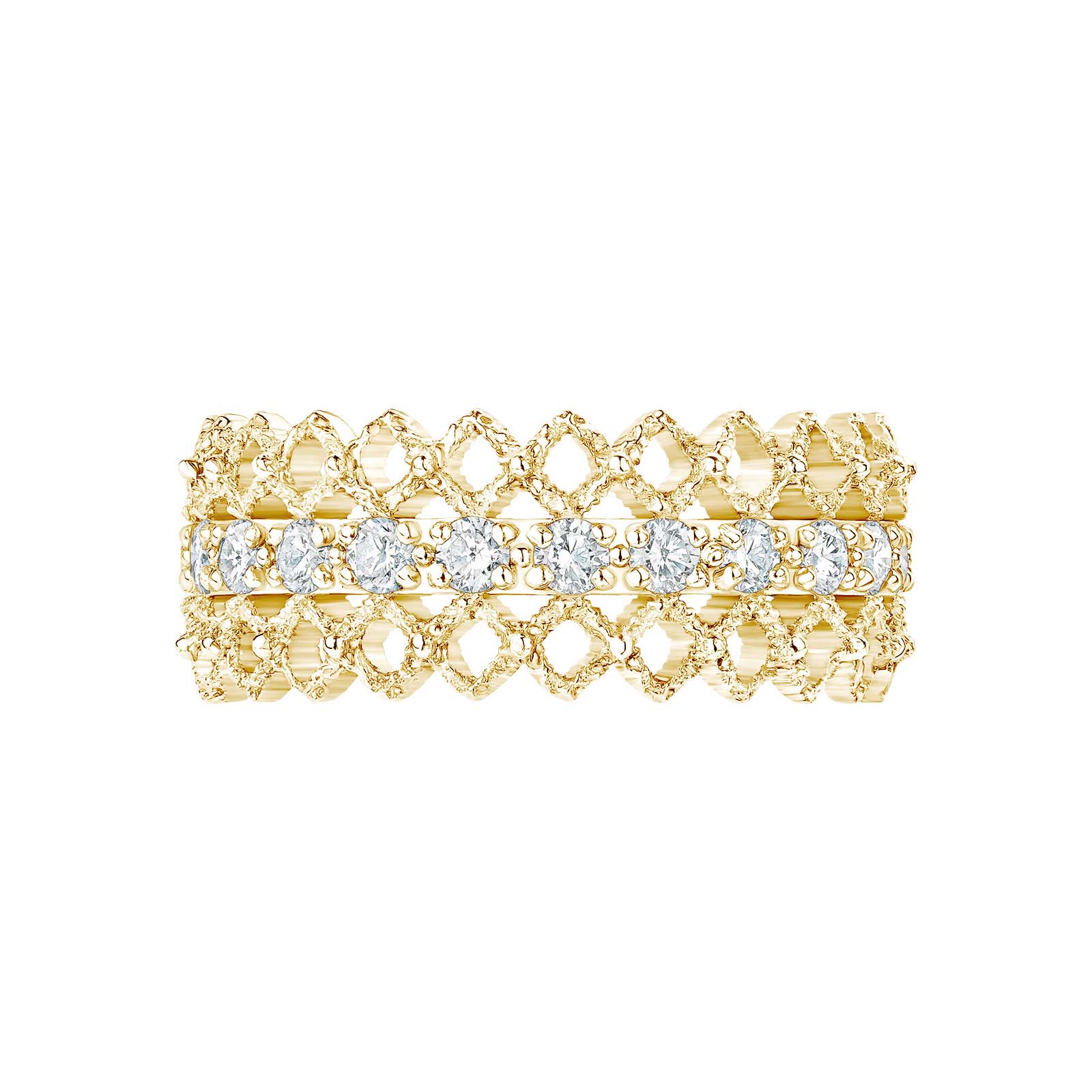 RétroMilano Vintage Yellow Gold Diamond Ring