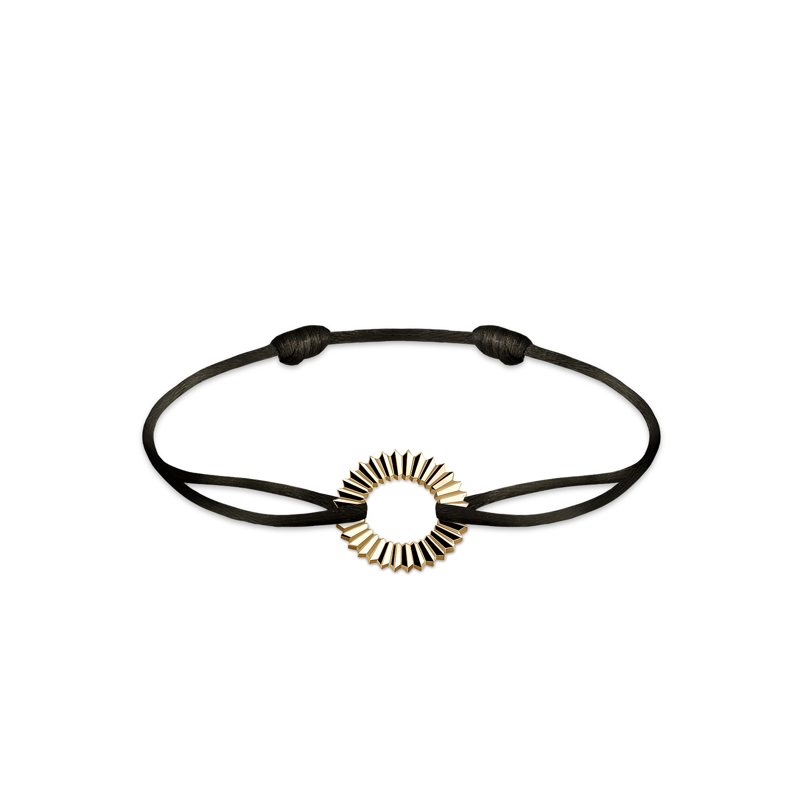 Kordel-Armband Gelbgold Entaille Rayons 1