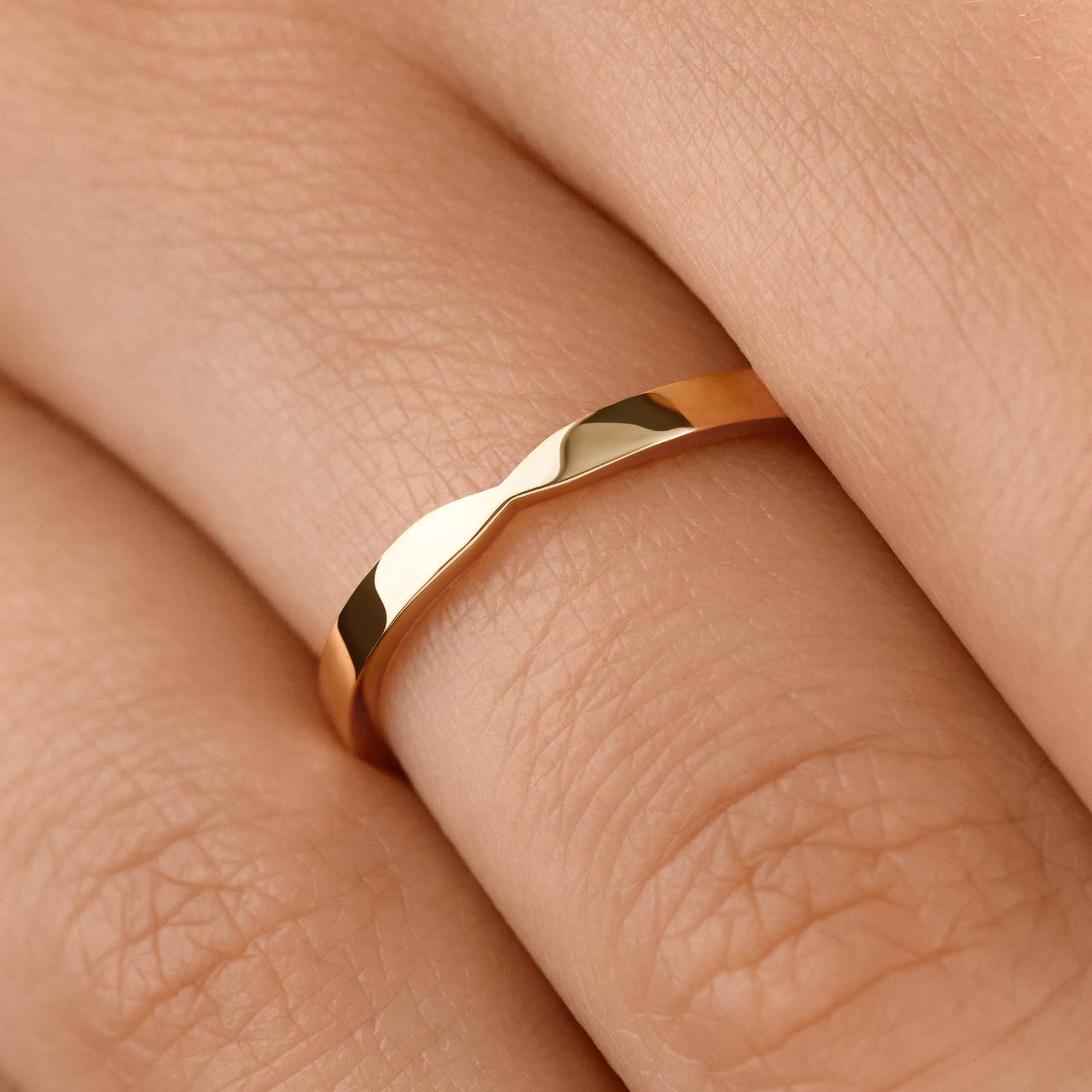 Wedding band Yellow gold Lady Jonc 3