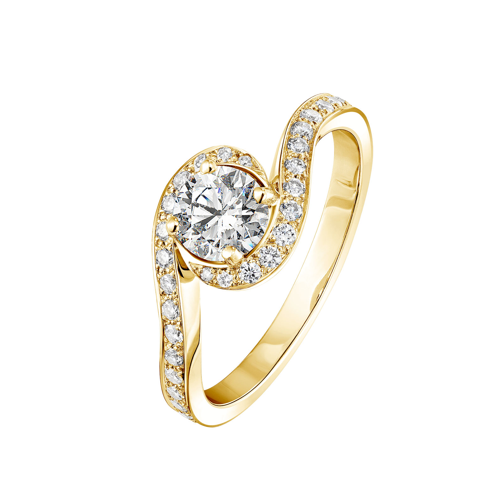 Ring Gelbgold Diamant Amelia 1