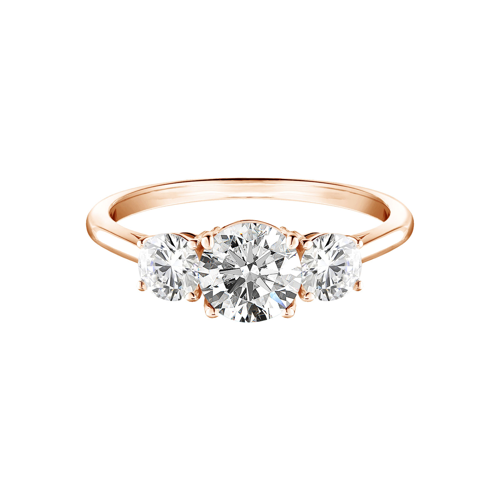 Ring Roségold Diamant Little Lady Duo 1