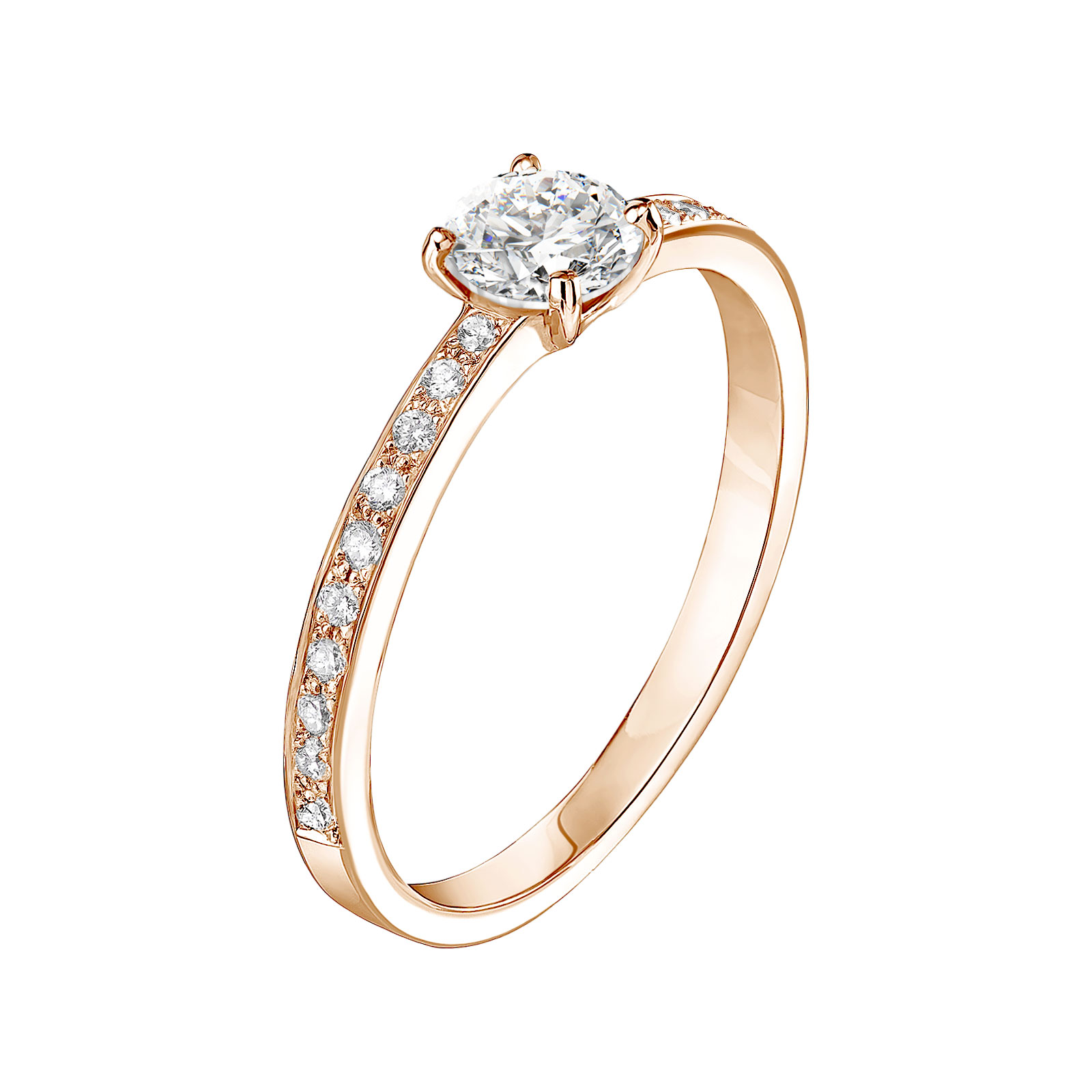 Ring Roségold Diamant Milady 0,3 ct 1