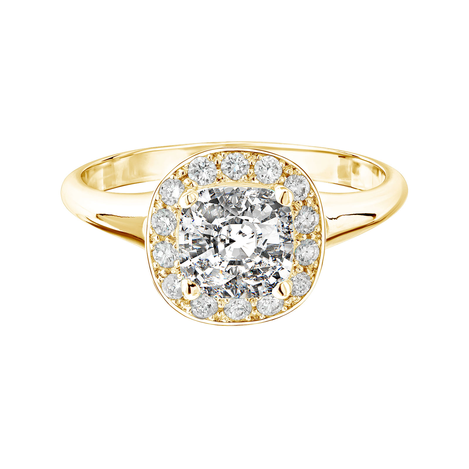 Ring Gelbgold Diamant Mada 1