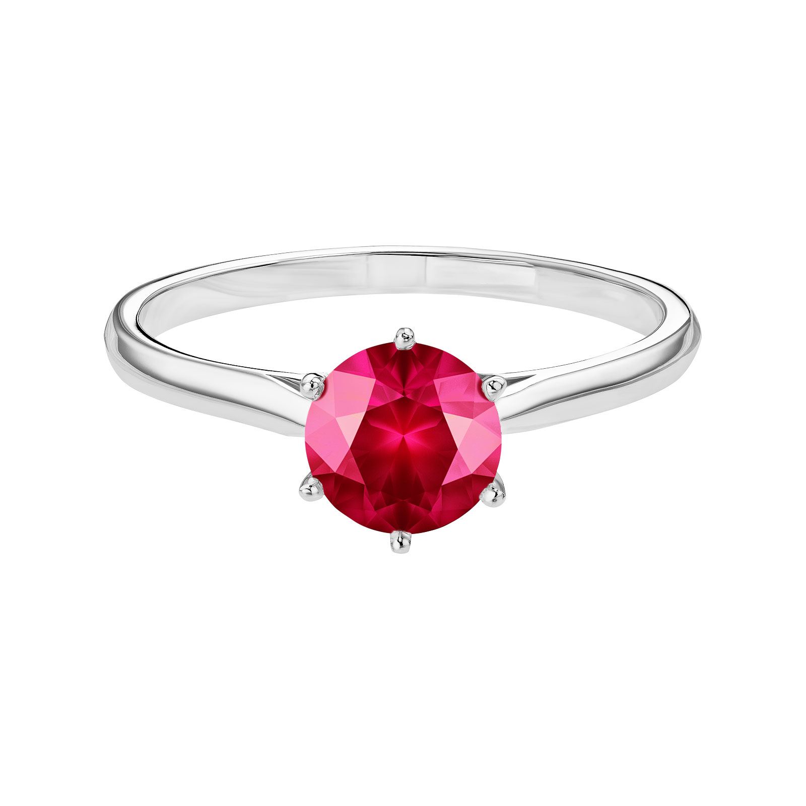 Ring White gold Ruby Lady 1