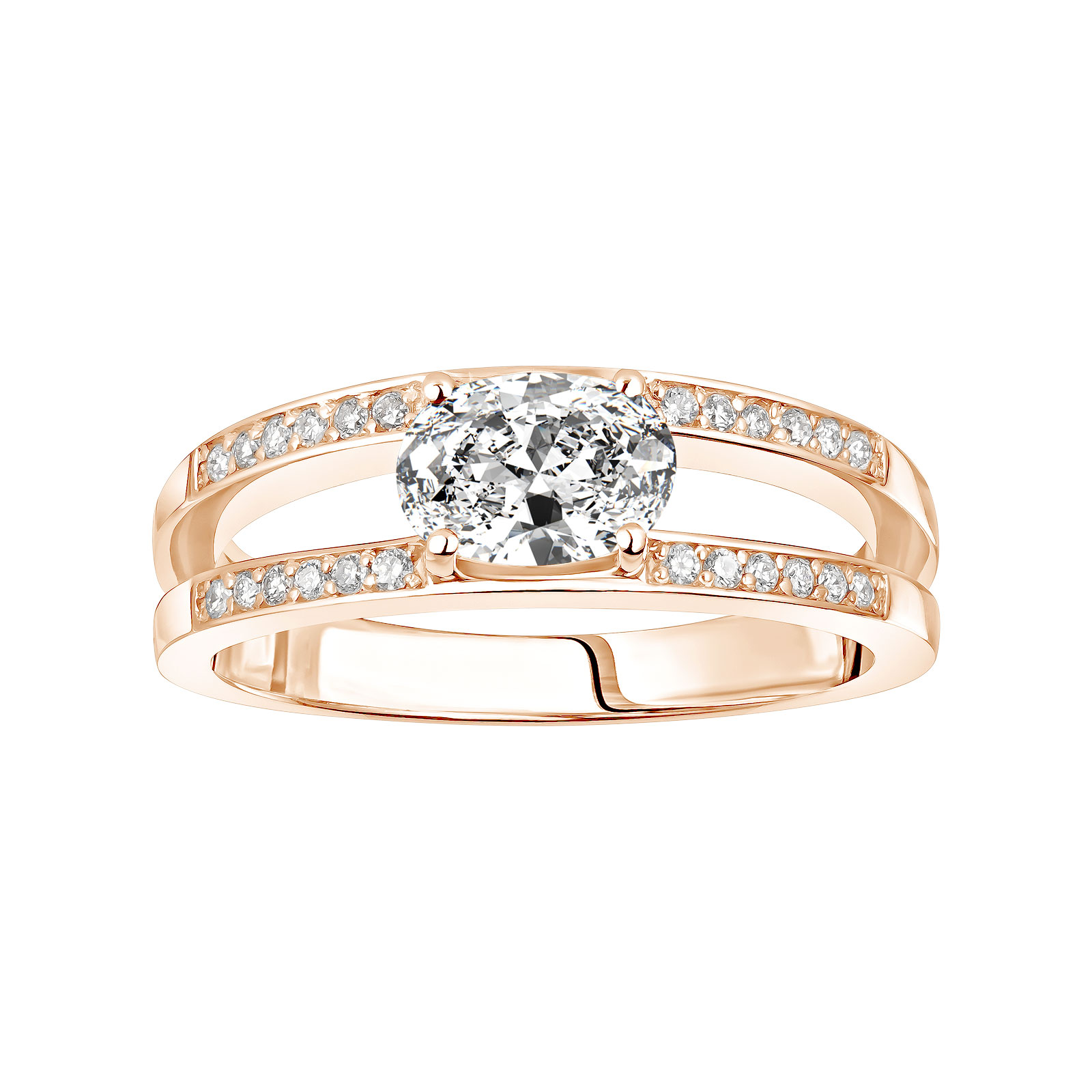 Ring Roségold Diamant Cassandra 1