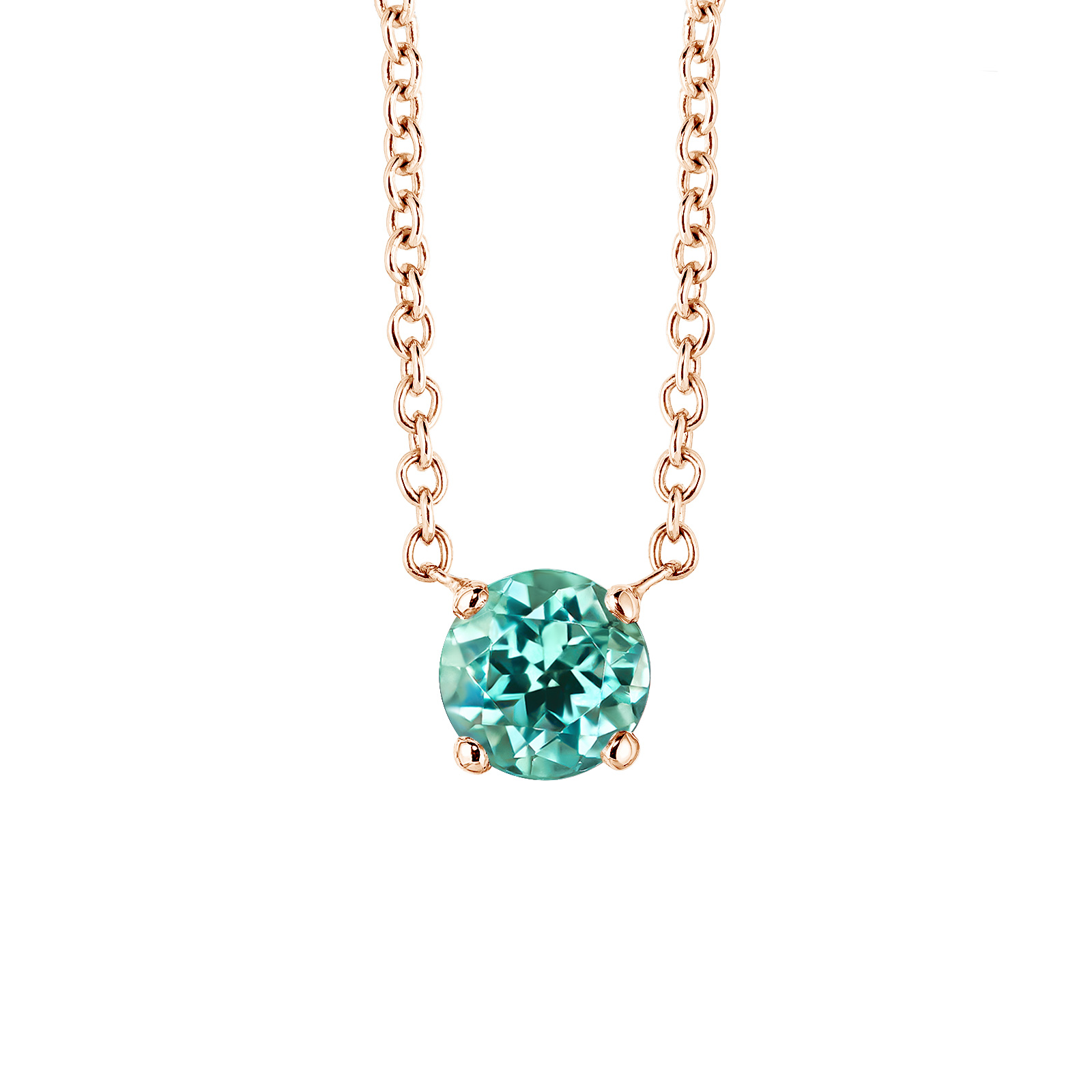 Pendentif Or rose Tourmaline Mint Lady XL 1