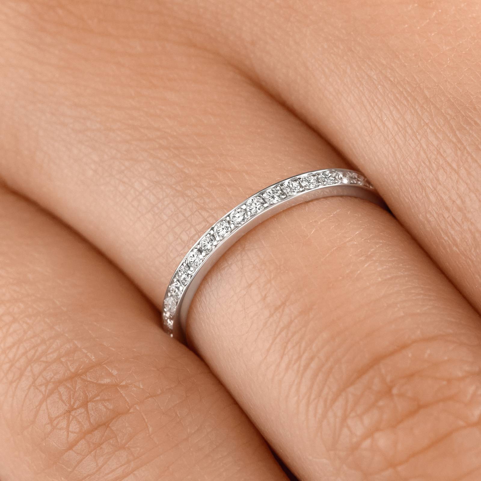 Wedding band White gold Diamond Sophie 3