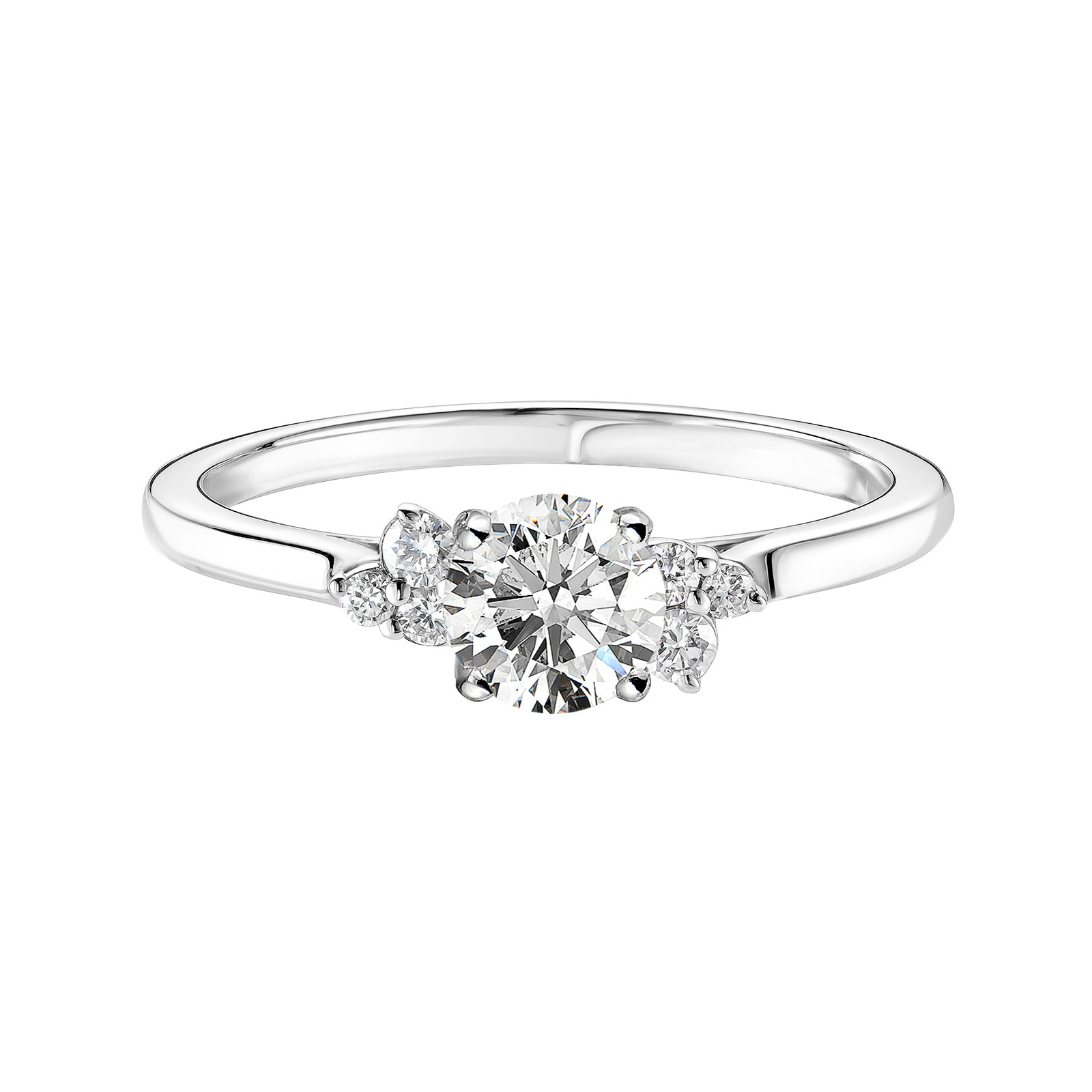 Ring Weißgold Diamant Baby EverBloom 5 mm 1