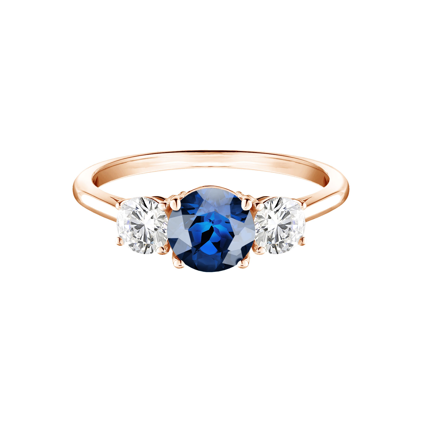 Ring Rose gold Sapphire Little Lady Duo 1