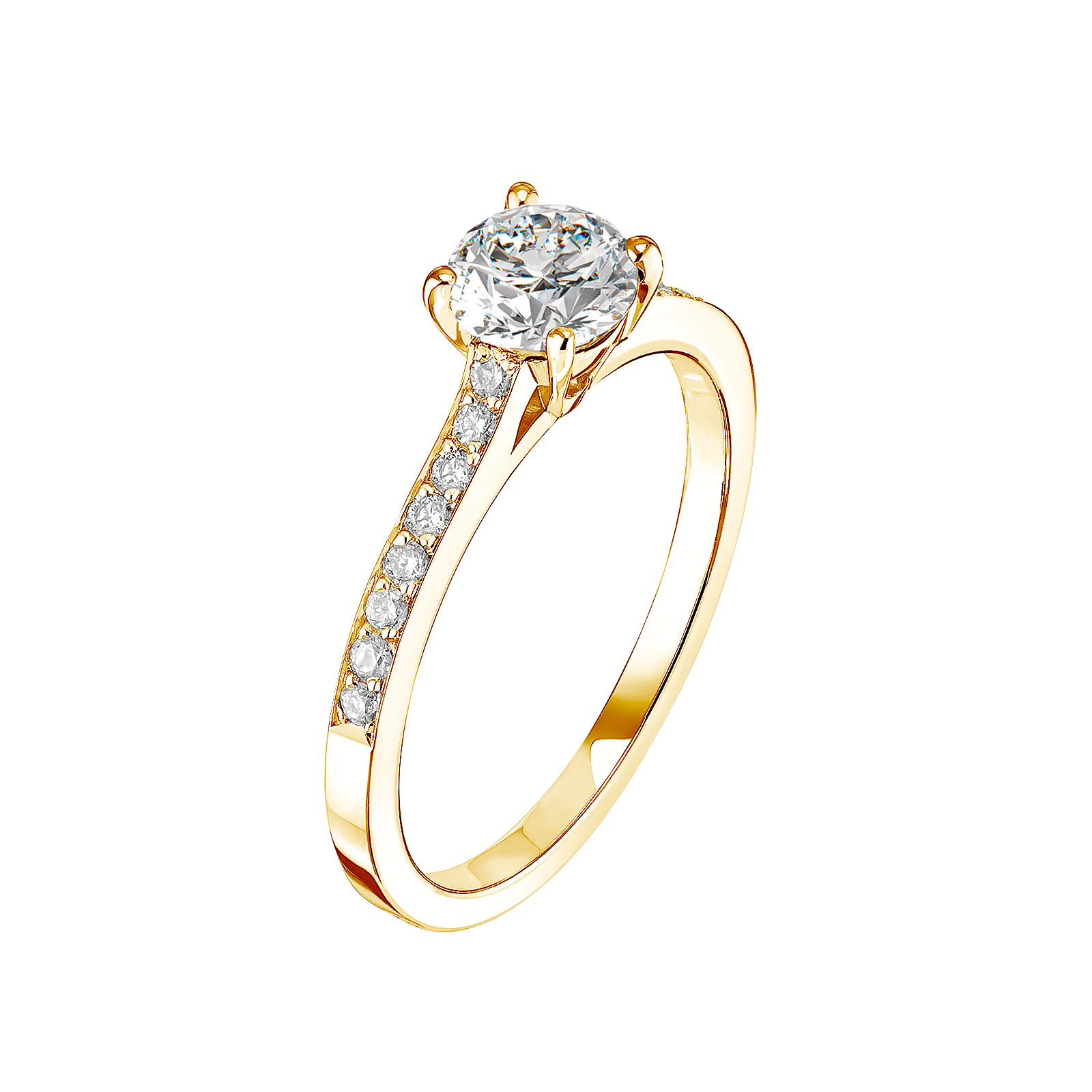 Ring Gelbgold Diamant Lady Pavée 1