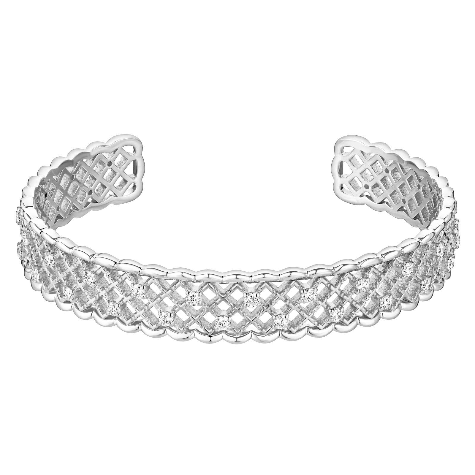 Bracelet Or blanc Diamant RétroMilano 1