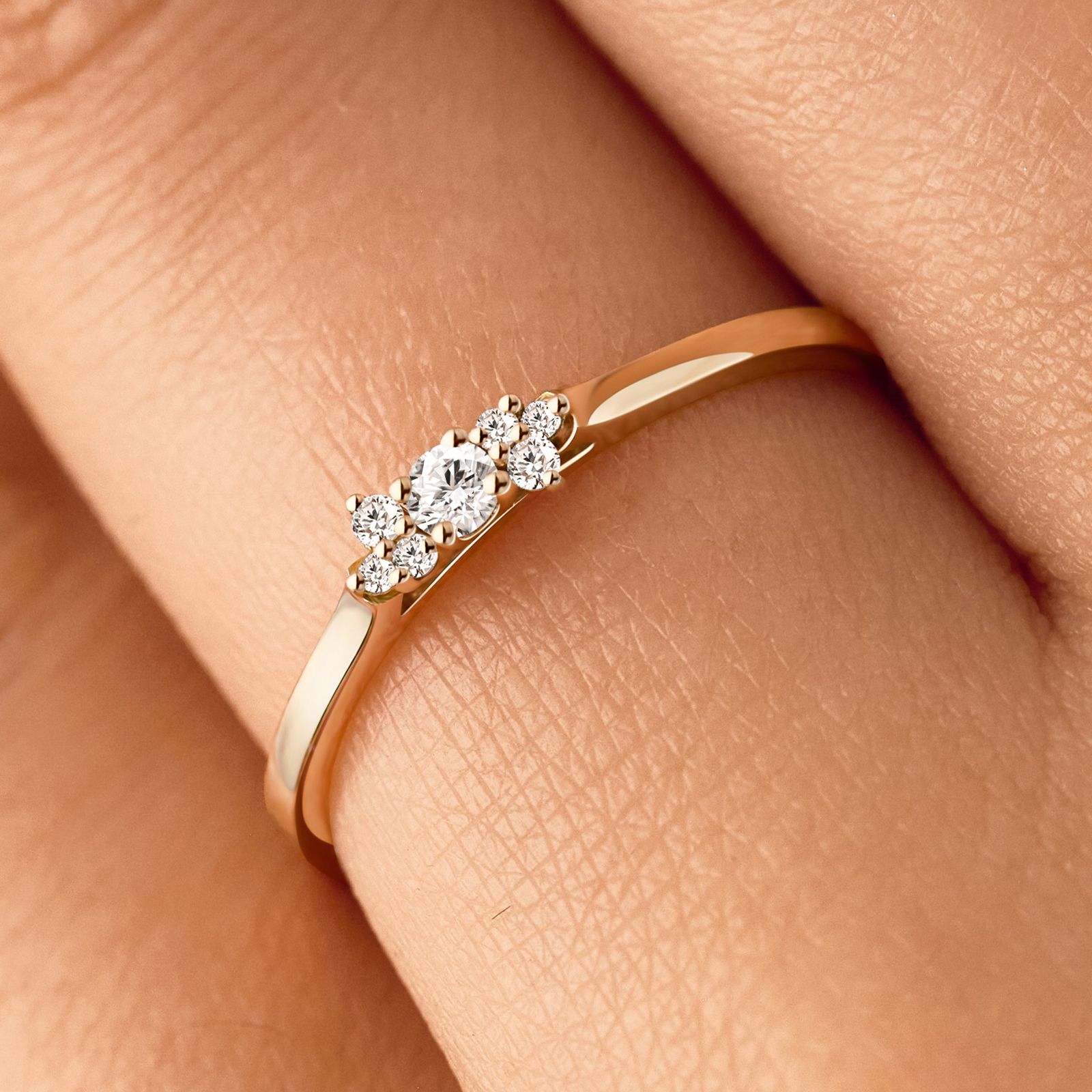 Ring Roségold Diamant Mini EverBloom 3